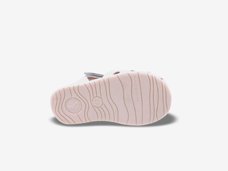 Surefit Bambi White Toddler Sandals
