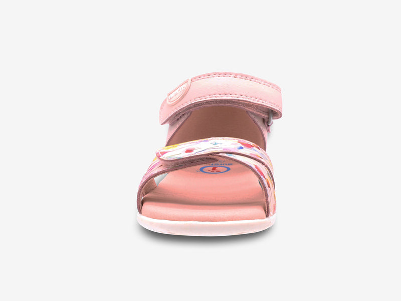 Surefit Bee Pink Print Toddler Sandals