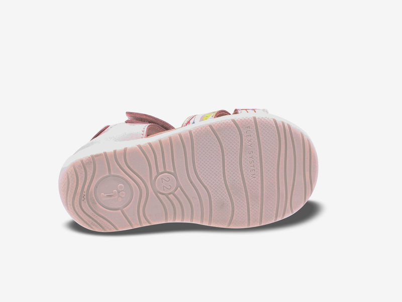 Surefit Bee Pink Print Toddler Sandals