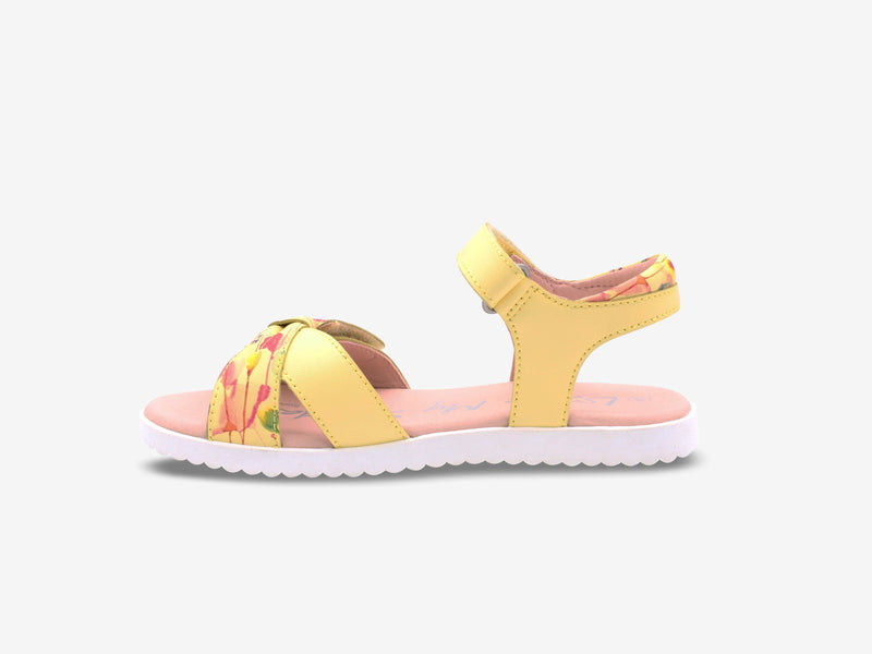 Surefit Eden Lemon Print Girls Sandals