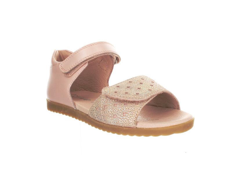 Esther Pink Shimmer Girls Sandals Surefit