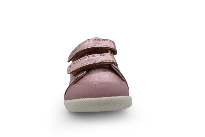 Surefit Kai Pink Metallic Leather Sneakers