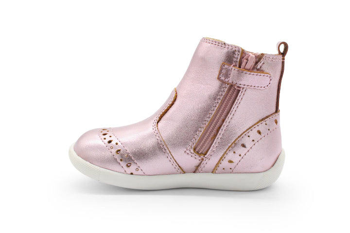 Surefit Mini Pink Metallic Toddler Boots