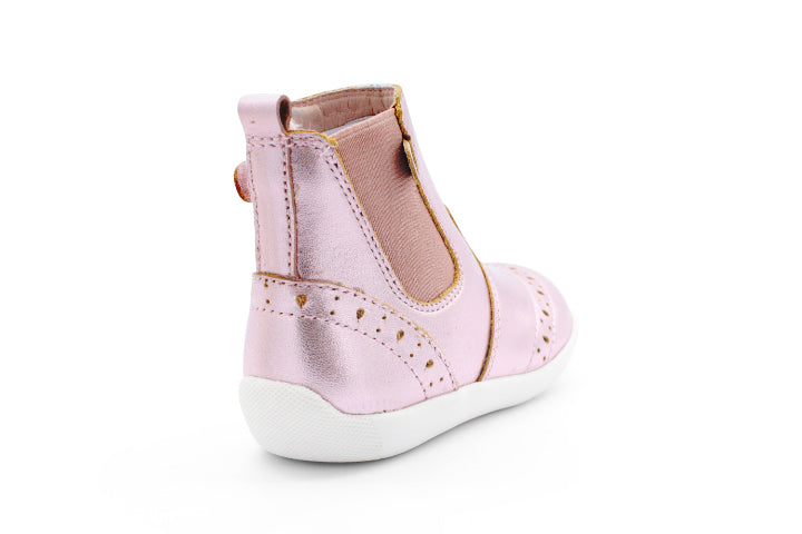 Surefit Mini Pink Metallic Toddler Boots