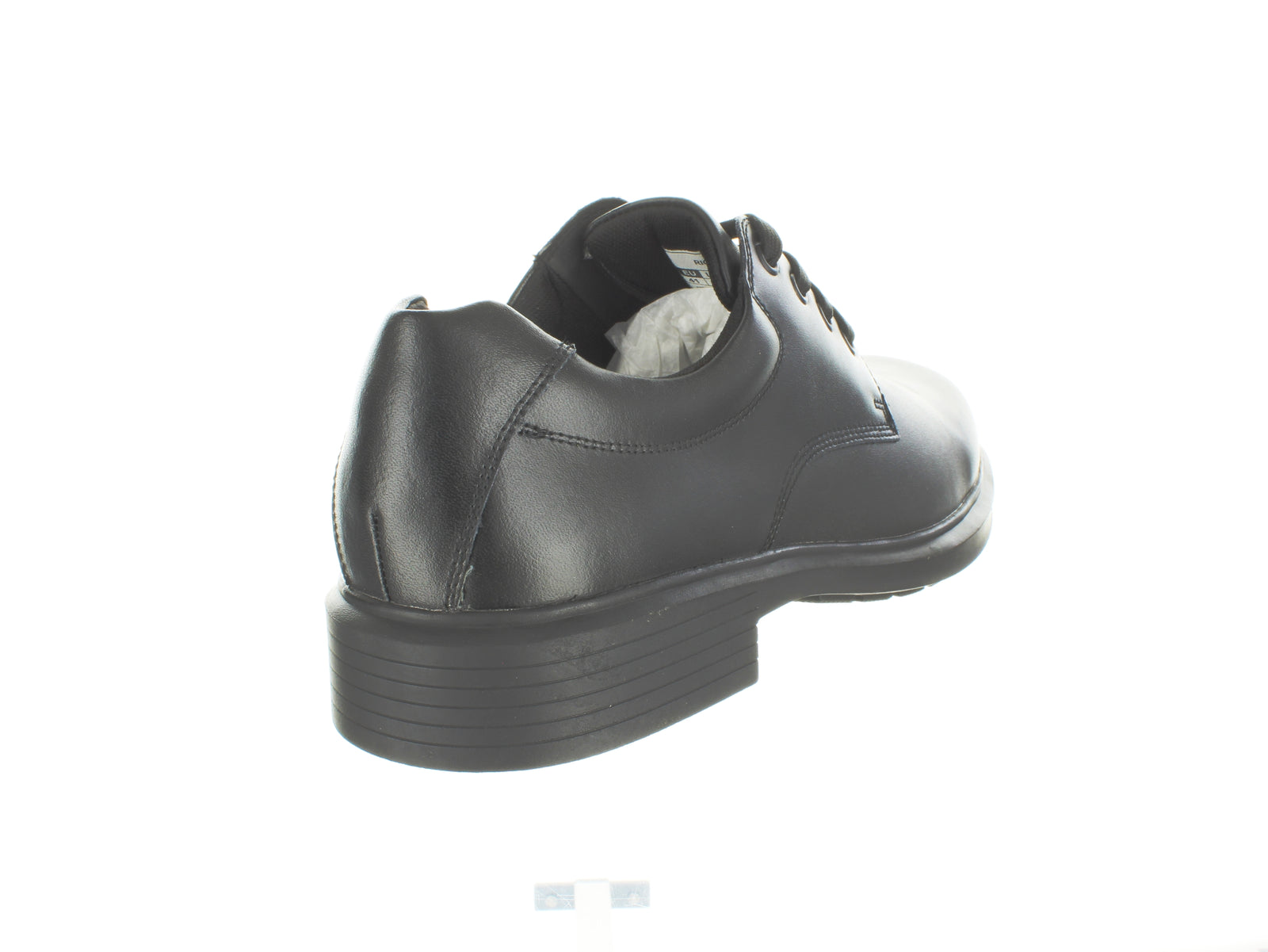 Surefit Rick Black Lace-Up School Shoes