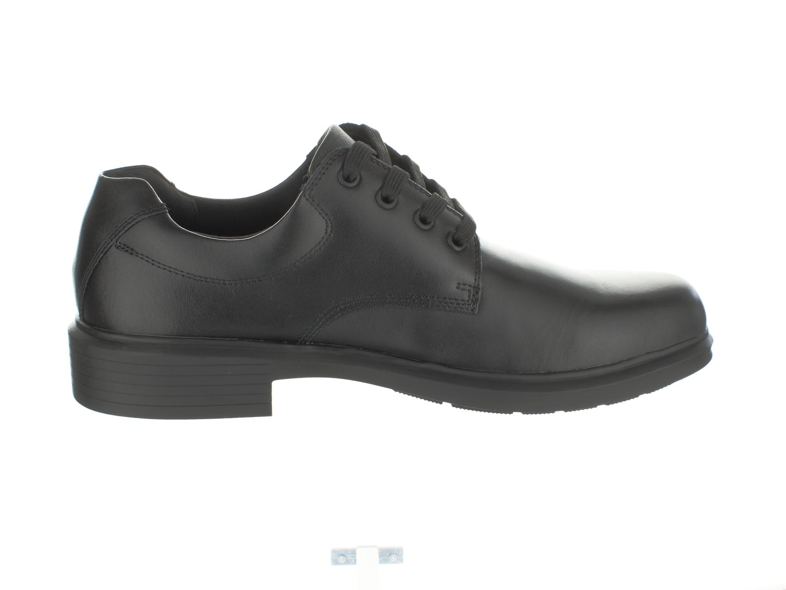 Surefit Rick Black Lace-Up School Shoes