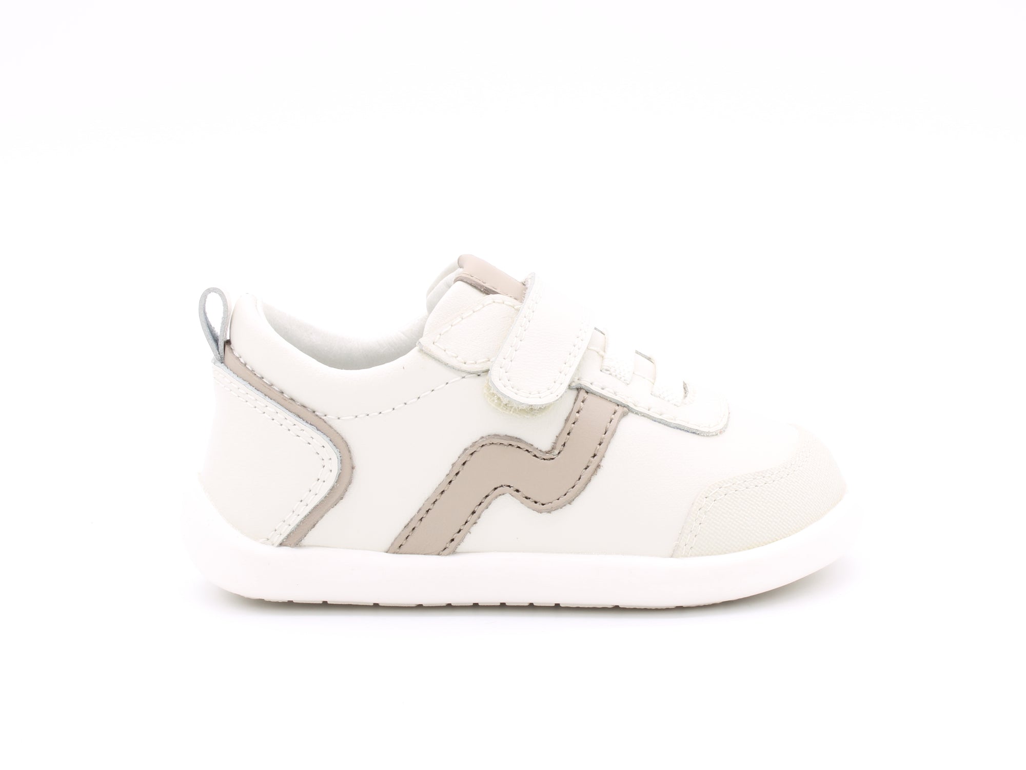 Surefit Ashton Natural Leather Baby Sneakers