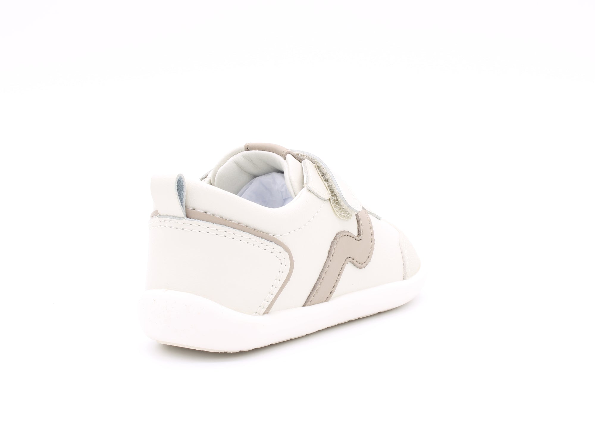 Surefit Ashton Natural Leather Baby Sneakers