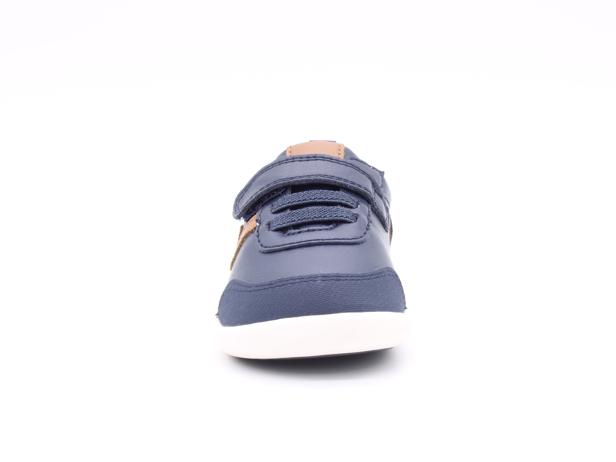 Surefit Ashton Navy Leather Baby Sneakers