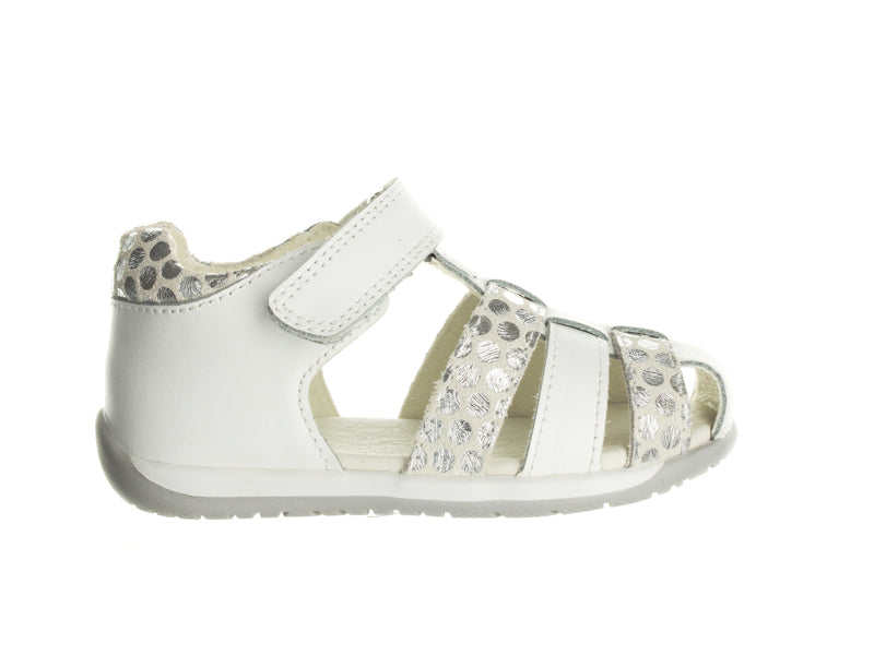 Surefit Bec White Toddler Sandals