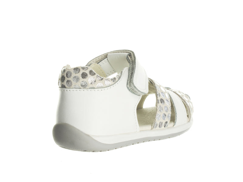 Surefit Bec White Toddler Sandals