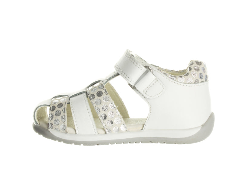 Surefit Bec White Toddler Sandals