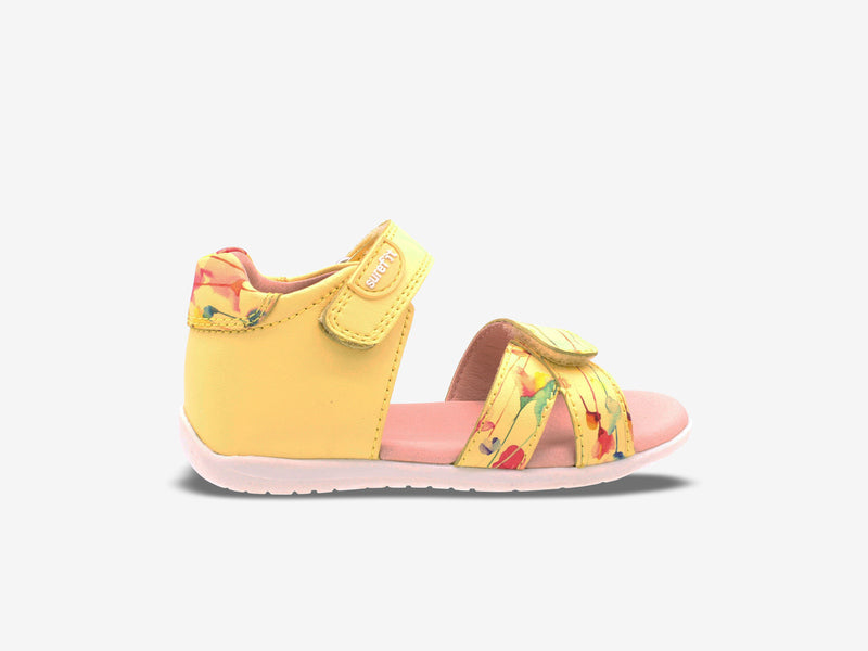 Surefit Bee Lemon Print Toddler Sandals