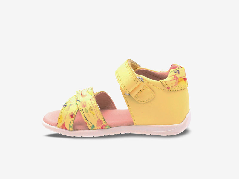 Surefit Bee Lemon Print Toddler Sandals