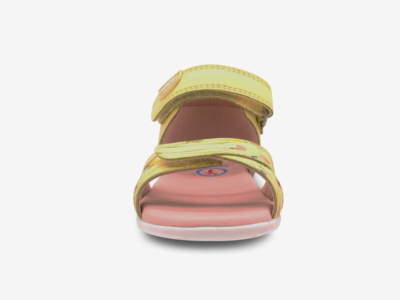 Surefit Bee Lemon Print Toddler Sandals