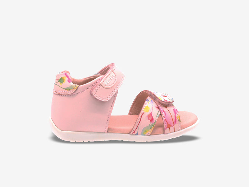 Surefit Bee Pink Print Toddler Sandals