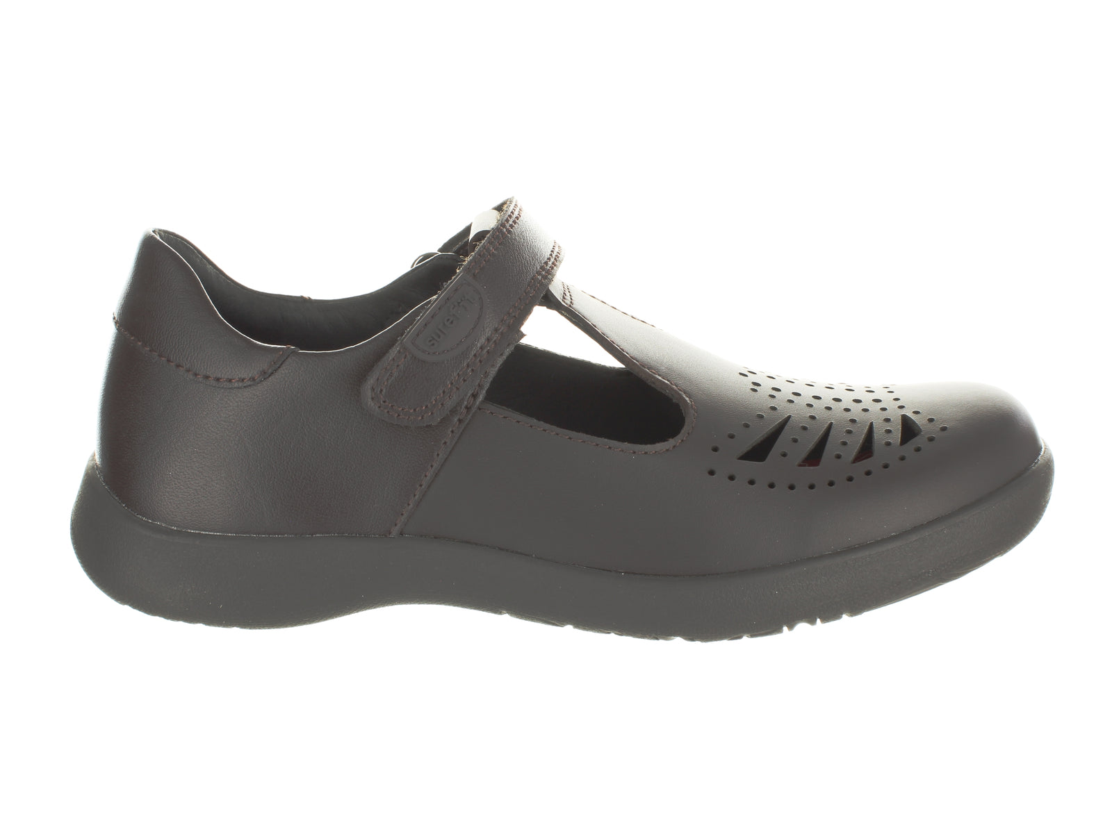 Surefit Bella Brown Girls School Shoes