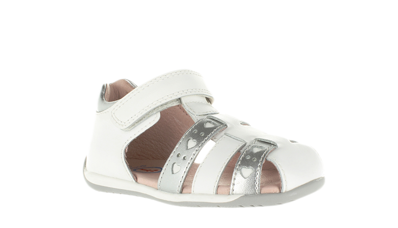 Bonnie white toddler sandals