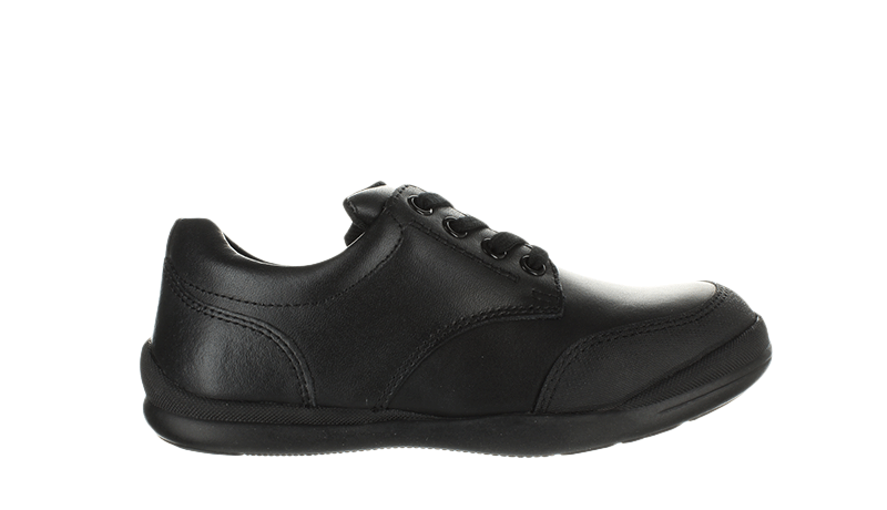 Surefit Brett II Black School Shoes