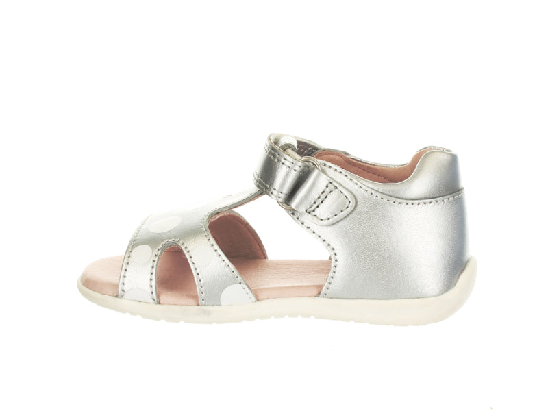 Brie Silver Toddler Sandals Surefit