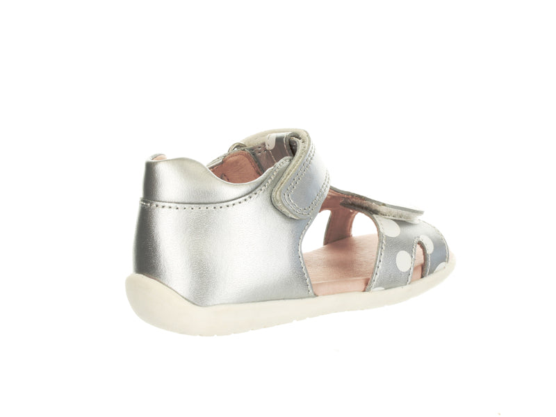 Brie Silver Toddler Sandals Surefit