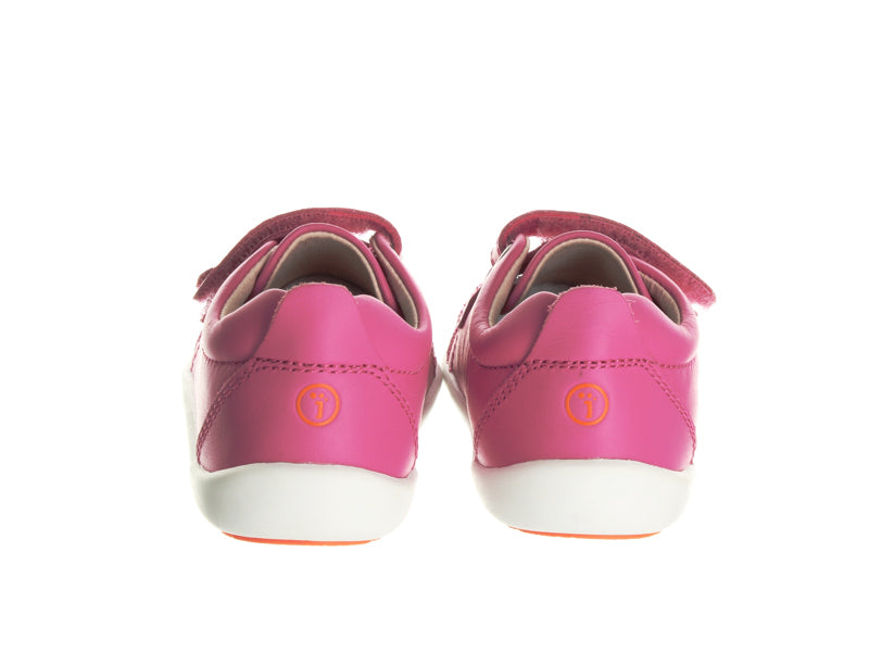 Surefit Charlie Fuschia Leather Baby Shoes