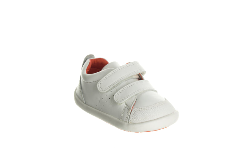 Surefit Charlie White Leather Baby Shoes