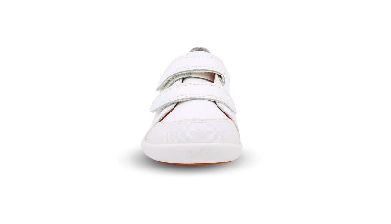 Surefit Charlie White Leather Baby Shoes