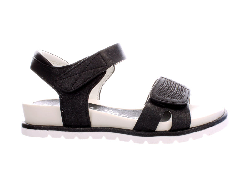 Surefit Delta Girls Black Sandals