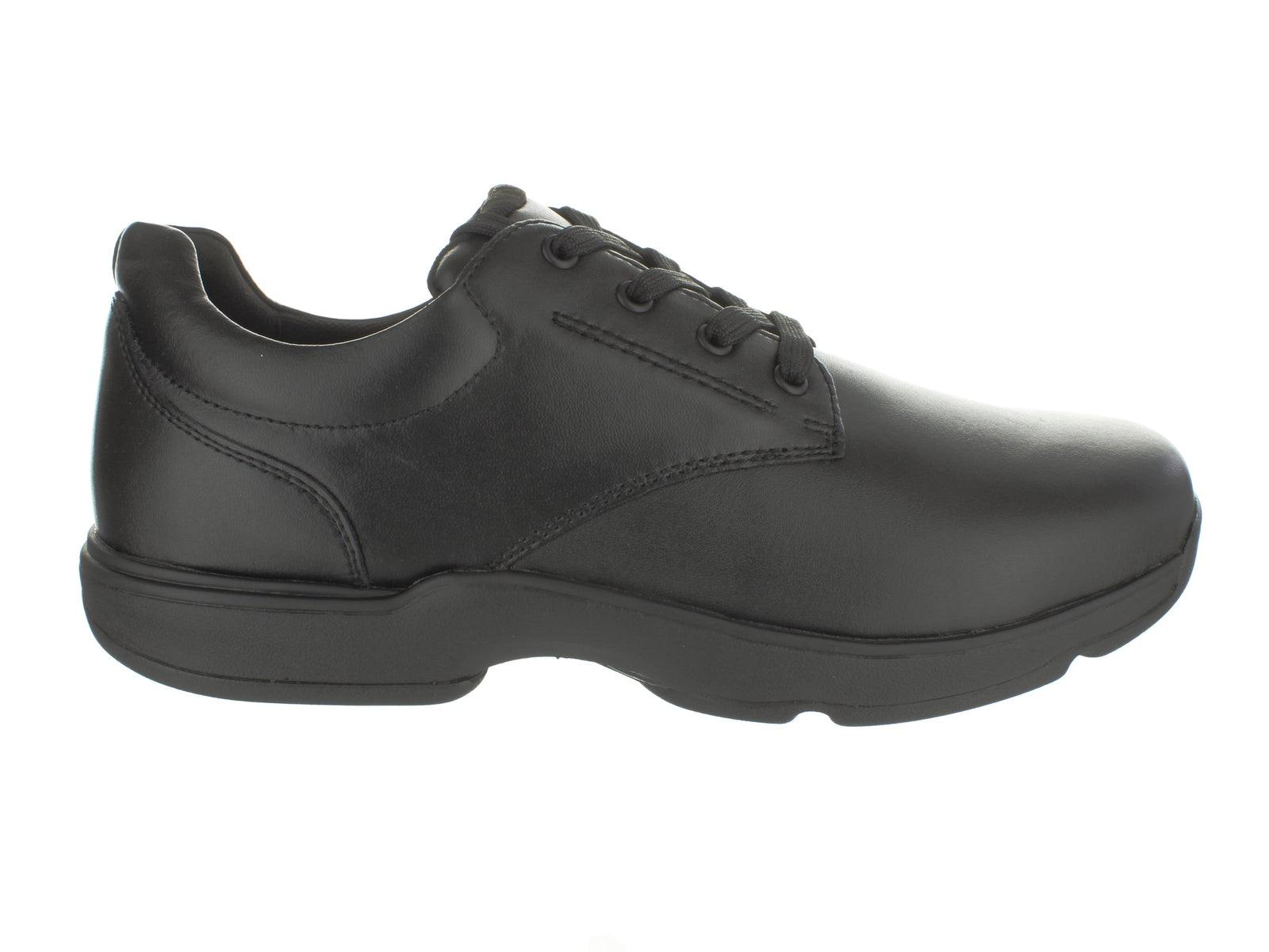 Surefit Dion Black Junior School Shoes