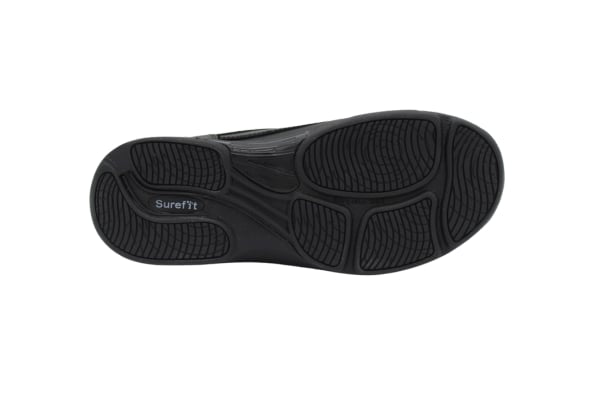 Surefit Dylan Black Senior School Shoes
