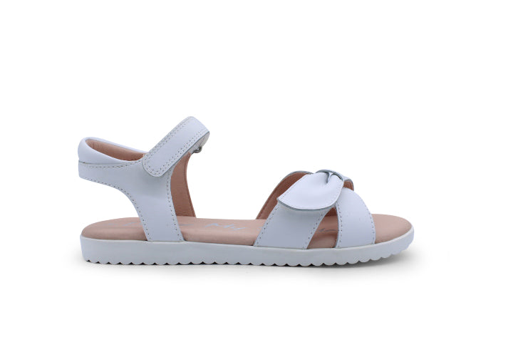 Surefit Eden White Girls Sandals