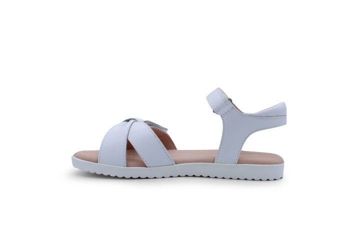 Surefit Eden White Girls Sandals
