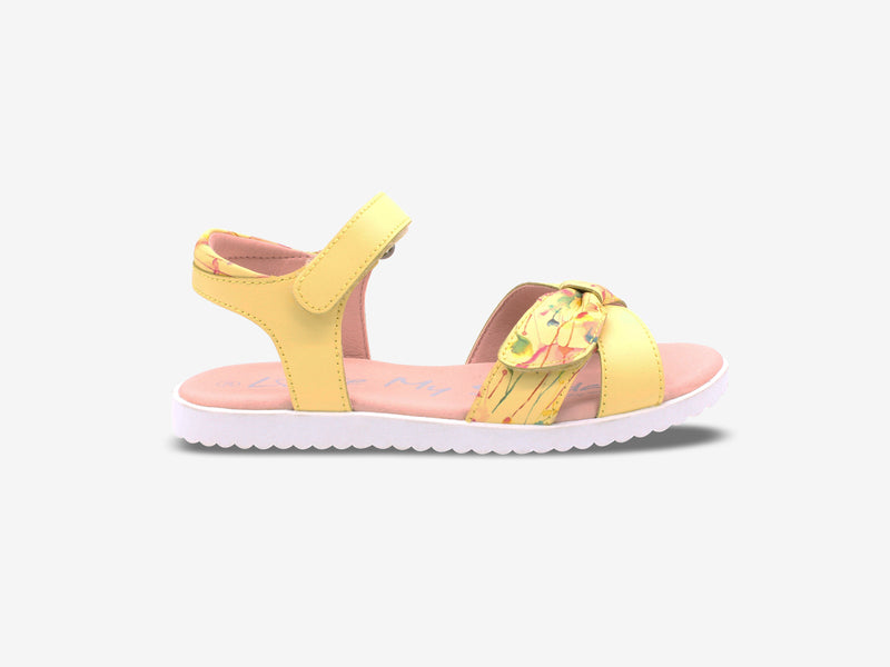 Surefit Eden Lemon Print Girls Sandals