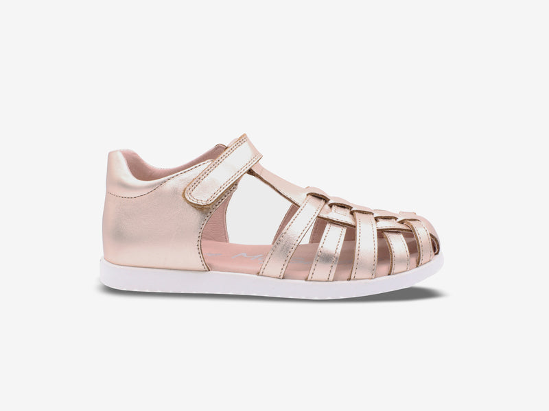 Surefit Eliza Rose Gold Girls Sandals