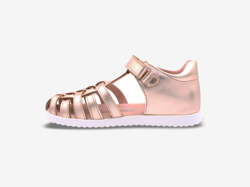Surefit Eliza Rose Gold Girls Sandals