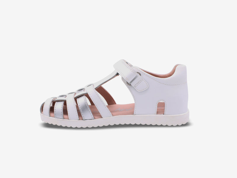 Surefit Eliza White Girls Sandals