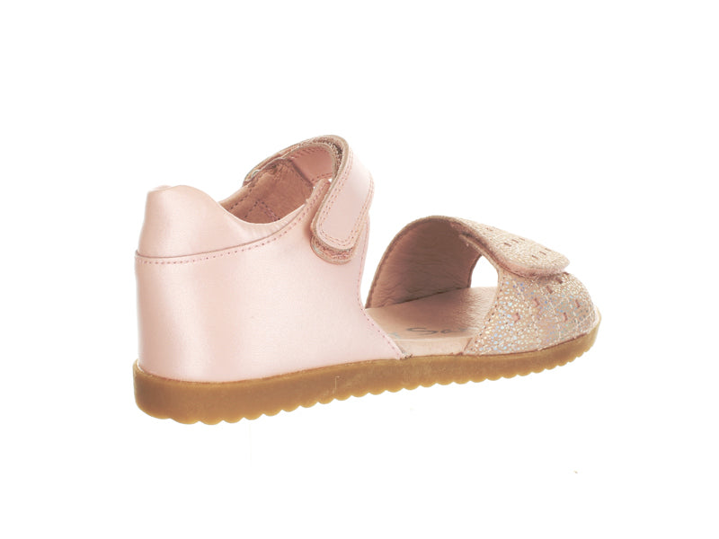 Esther Pink Shimmer Girls Sandals Surefit