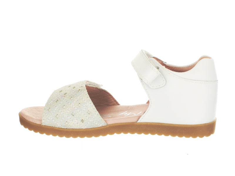 Esther White Girls Sandals Surefit