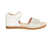 Esther White Girls Sandals Surefit