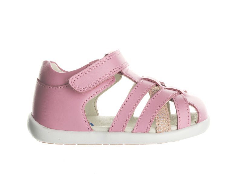 Surefit Jamie Pink Leather Baby Sandals