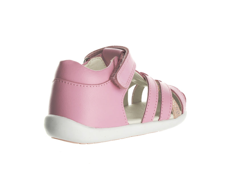 Surefit Jamie Pink Leather Baby Sandals