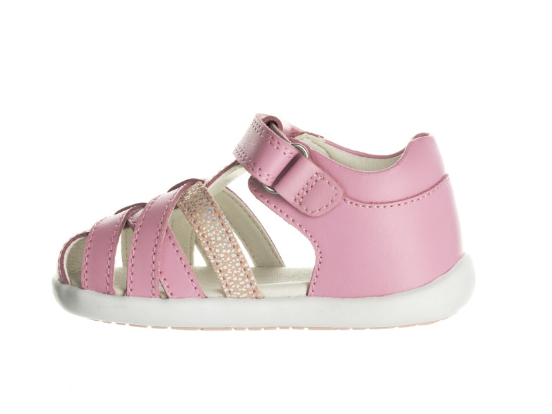 Surefit Jamie Pink Leather Baby Sandals