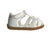 Surefit Jamie Silver Leather Baby Sandals