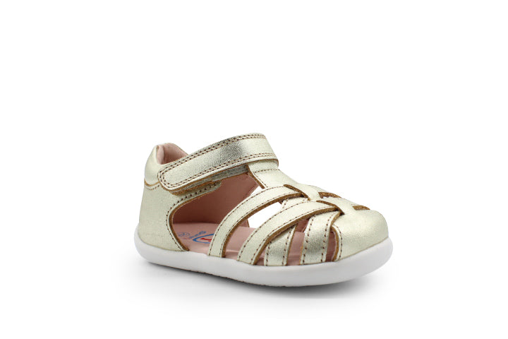 Surefit Jamie Soft Gold Leather Baby Sandals