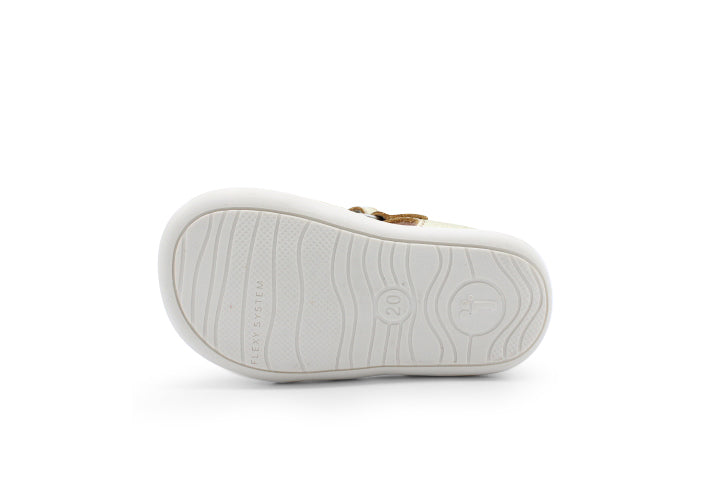 Surefit Jamie Soft Gold Leather Baby Sandals