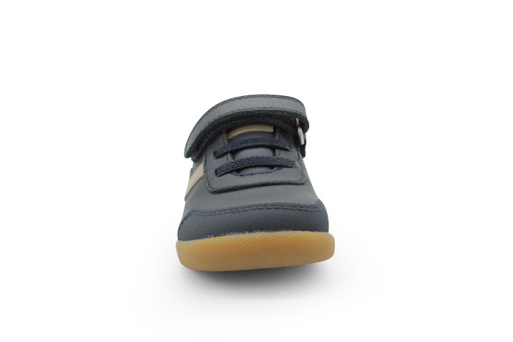 Surefit Kass Navy Leather Sneakers