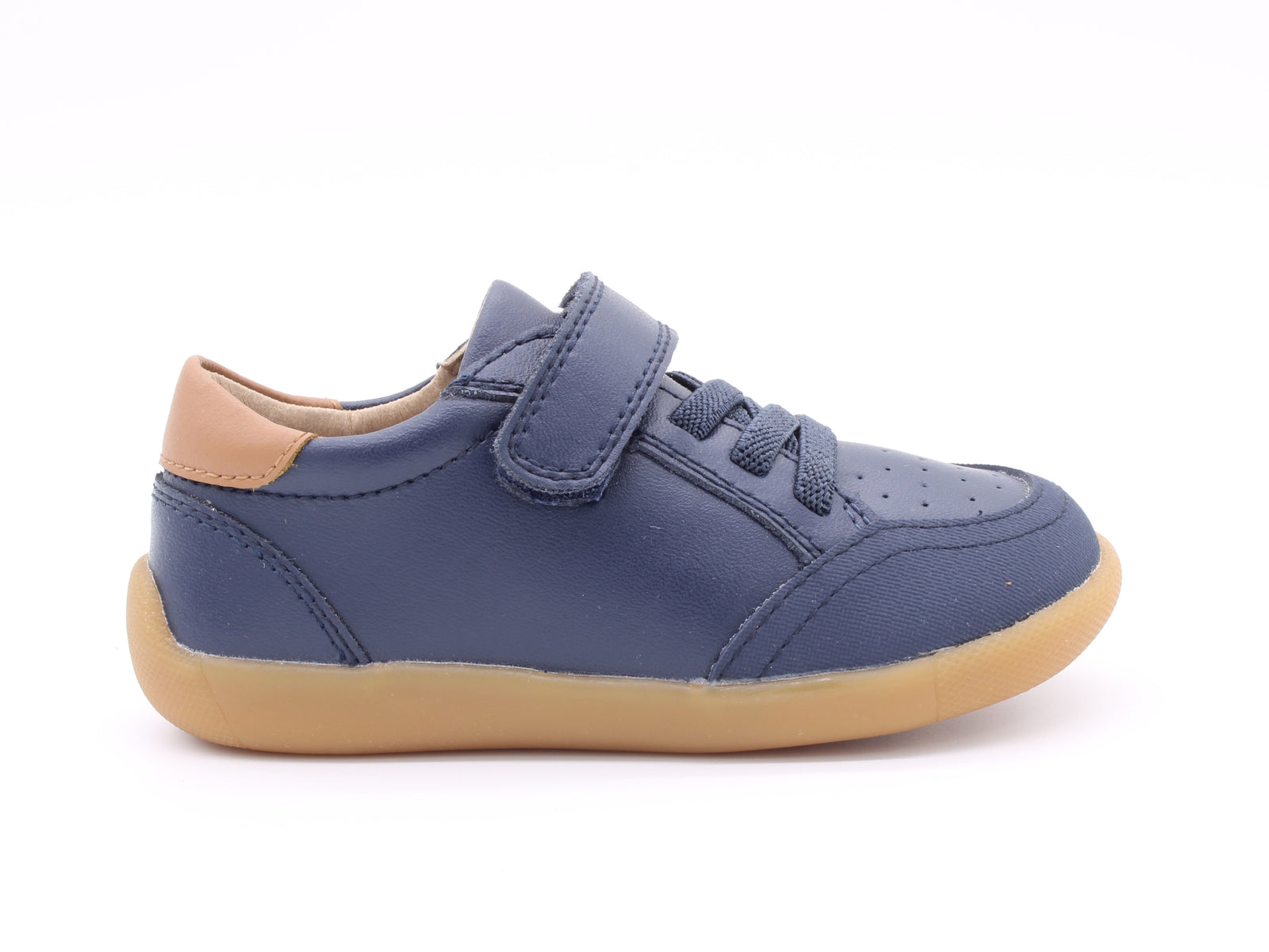 Surefit Kody Navy Leather Sneakers