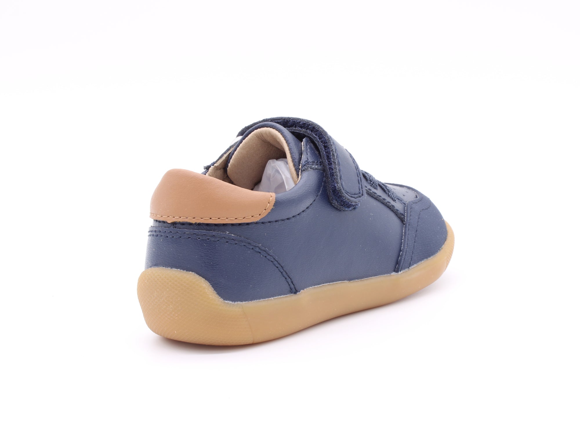 Surefit Kody Navy Leather Sneakers