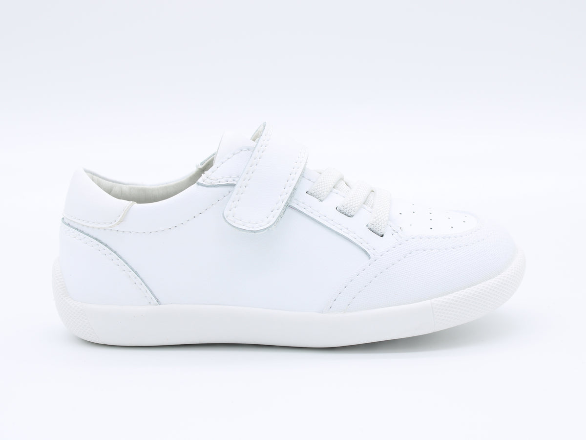 Surefit Kody White Leather Sneakers